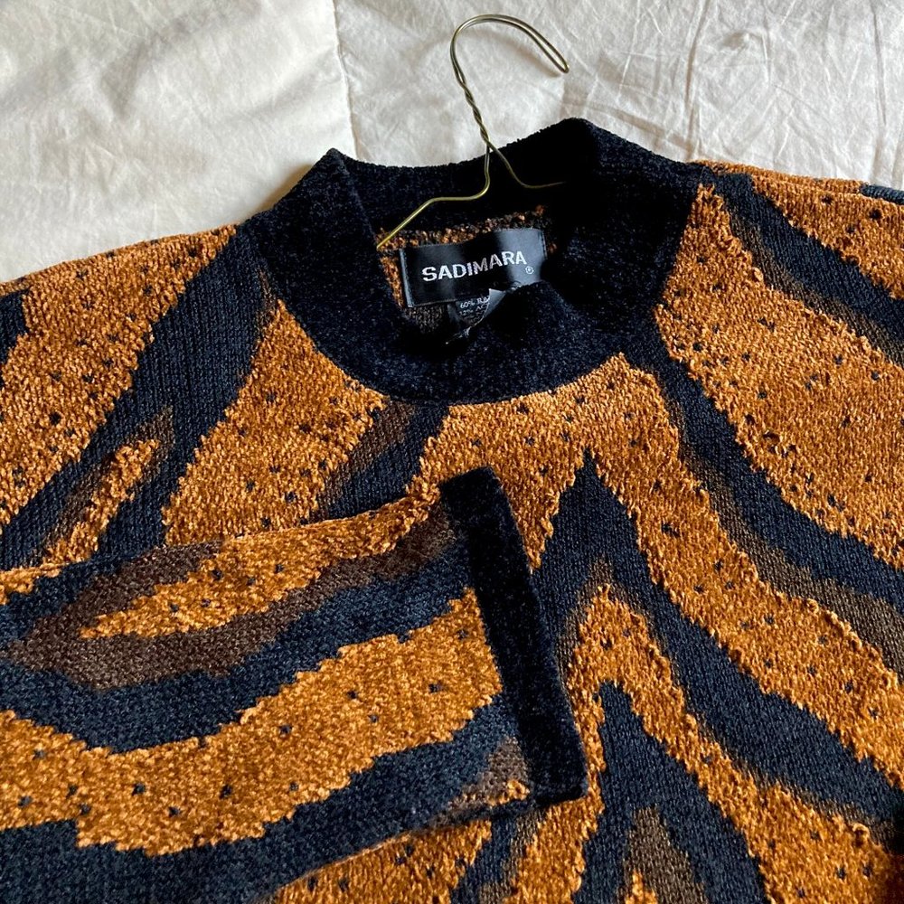 SOLD // 90s Vintage Knit Sadimara Sweater